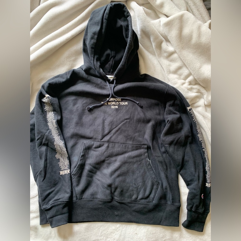 Vintage Champion The Purpose World Tour 2016 Hoodie